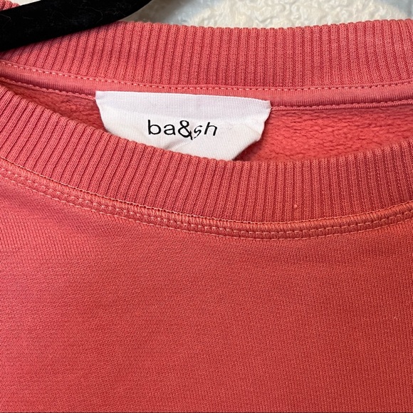 ba&sh TARAH Sweatshirt Crewneck Sweatshirt True Life Size Medium - Picture 7 of 8